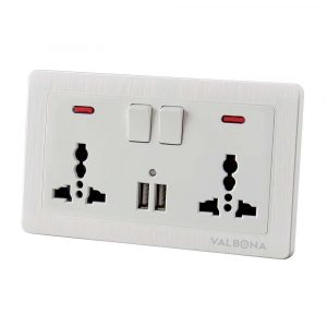 DOUBLE MULTI-SOCKET WITH USB
